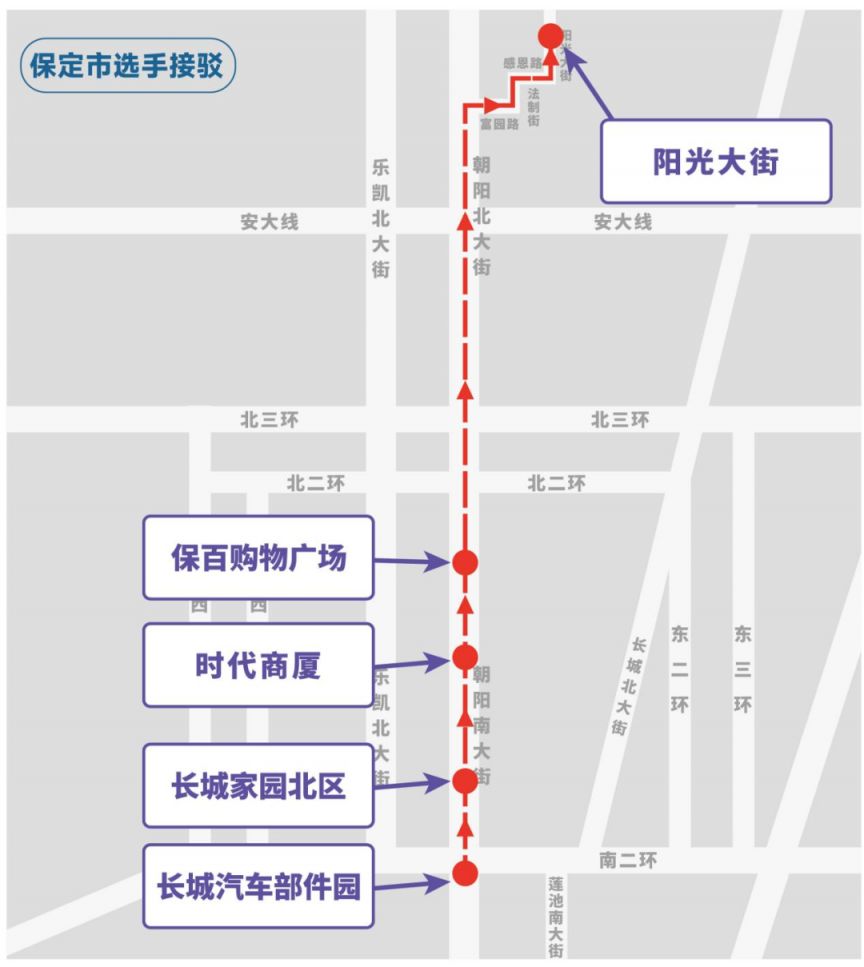 2025徐水长城半程马拉松赛前接驳车路线